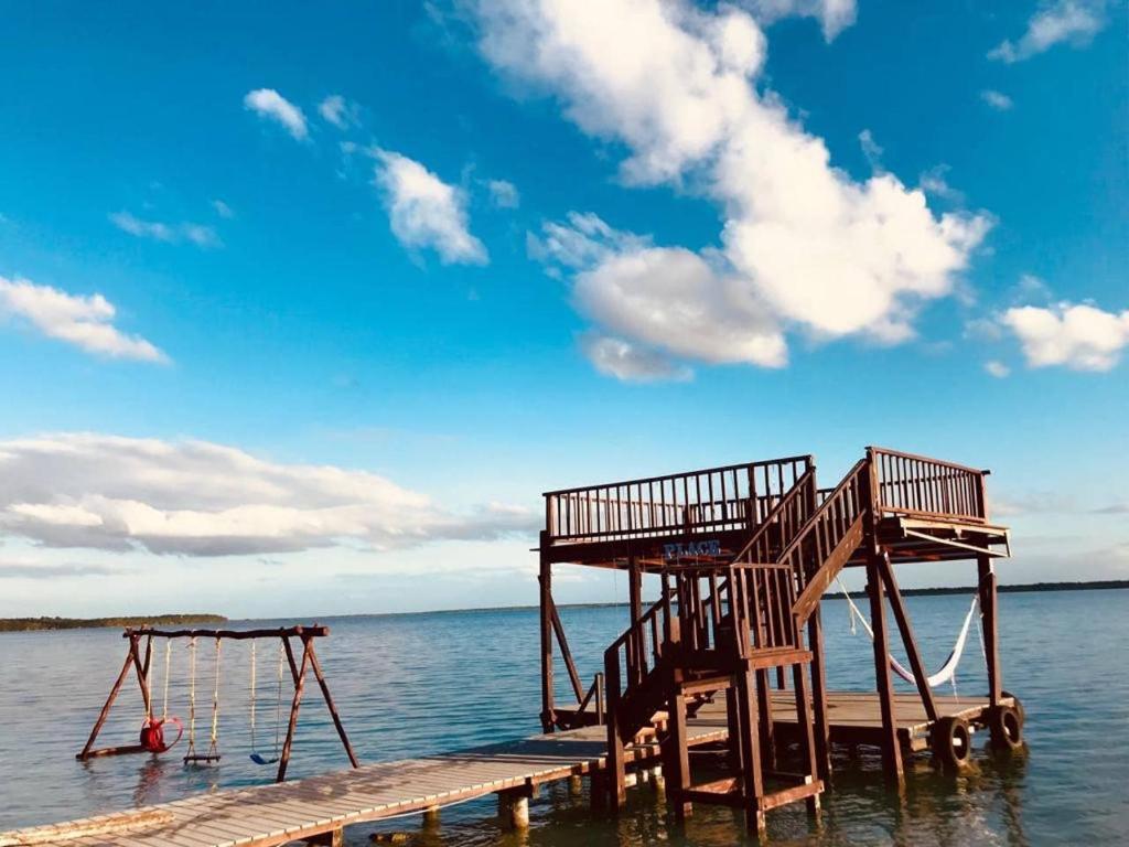 Coras'S Place Bacalar Exterior foto